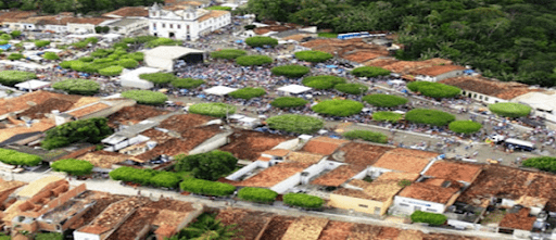 Vista parcial da cidade de Divina Pastora. Foto por divulgacao.